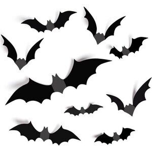 Halloween Decorations Bats Wall Decor Halloween Party Decorations Indoor Outdoor